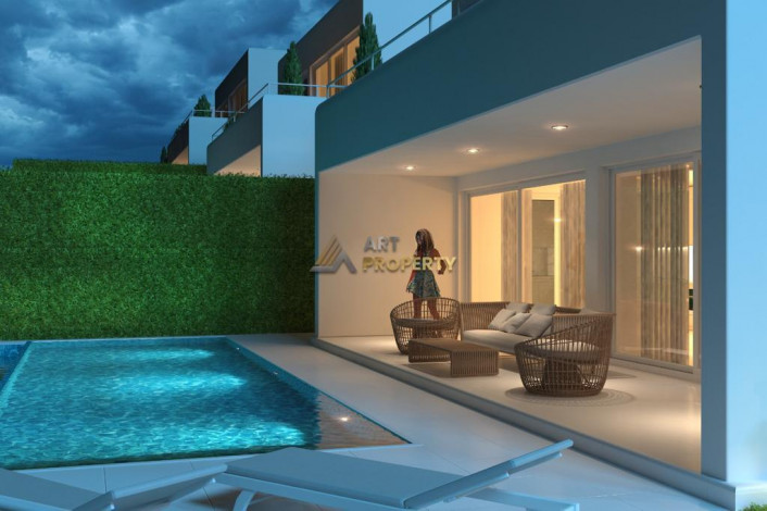 Шикарная вилла планировки 4+3 в районе Бекташ, центр Алании - Ракурс 11