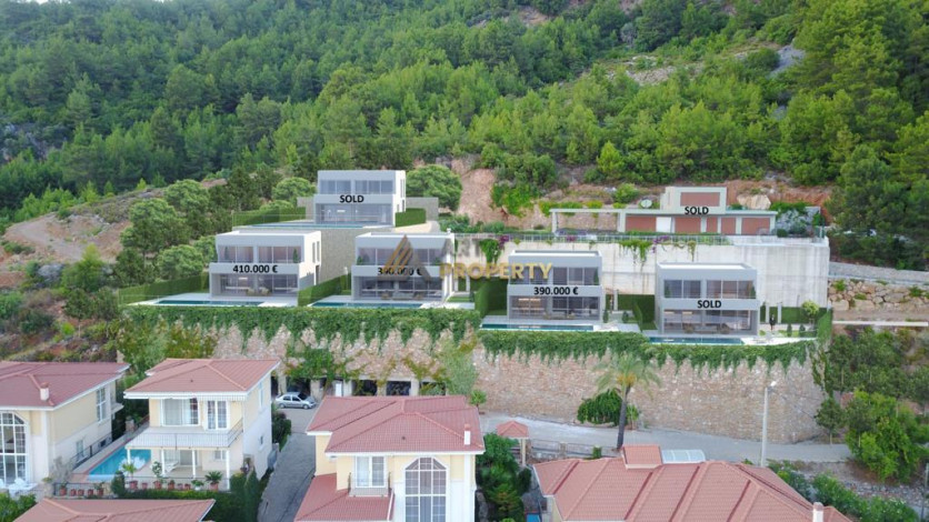 Шикарная вилла планировки 4+3 в районе Бекташ, центр Алании - Ракурс 18