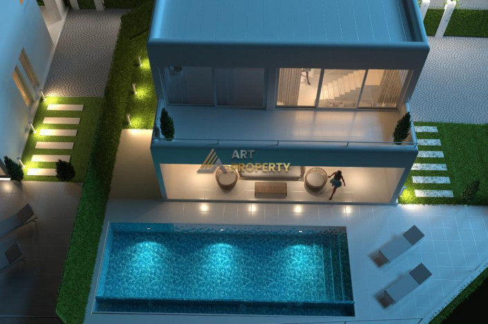 Шикарная вилла планировки 4+3 в районе Бекташ, центр Алании - Ракурс 20