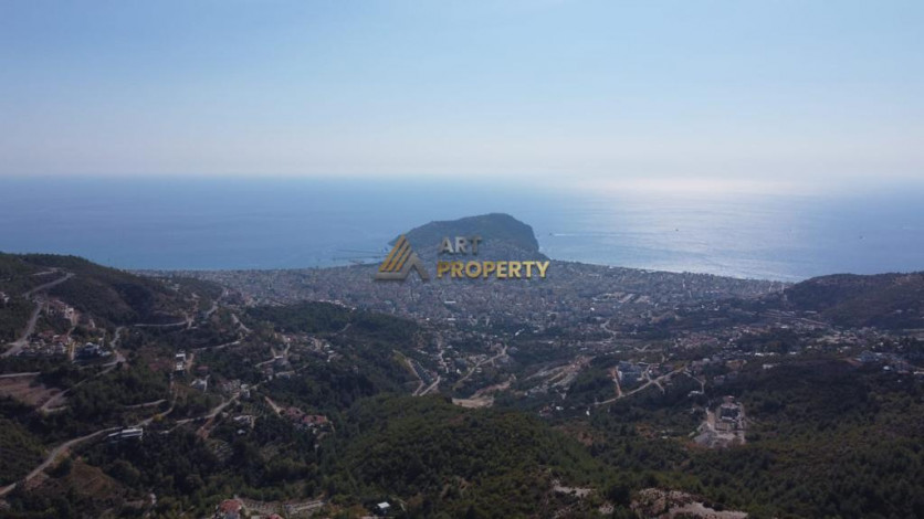 Шикарная вилла планировки 4+3 в районе Бекташ, центр Алании - Ракурс 21