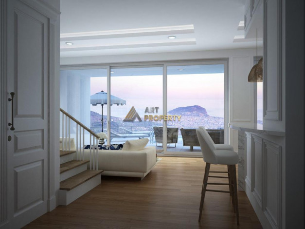 Шикарная вилла планировки 4+3 в районе Бекташ, центр Алании - Ракурс 30