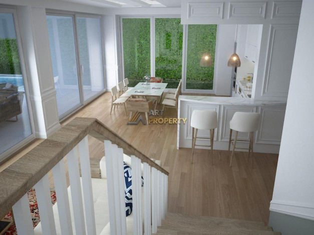 Шикарная вилла планировки 4+3 в районе Бекташ, центр Алании - Ракурс 35