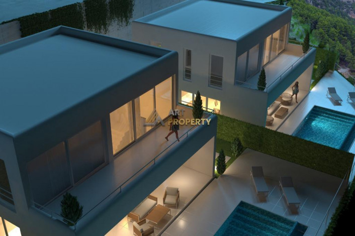 Шикарная вилла планировки 4+3 в районе Бекташ, центр Алании - Ракурс 36