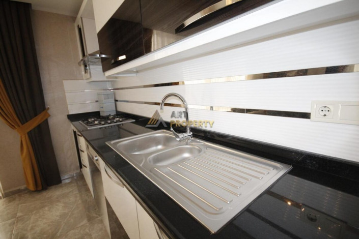 Меблированные апартаменты 2+1, 125м2 с видом на море, район Джикджилли - Ракурс 2