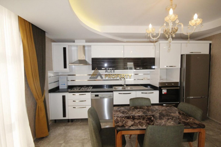 Меблированные апартаменты 2+1, 125м2 с видом на море, район Джикджилли - Ракурс 3