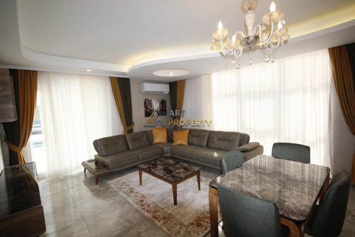 Меблированные апартаменты 2+1, 125м2 с видом на море, район Джикджилли - Ракурс 5