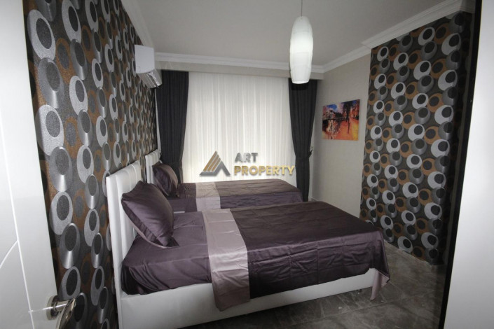 Меблированные апартаменты 2+1, 125м2 с видом на море, район Джикджилли - Ракурс 9