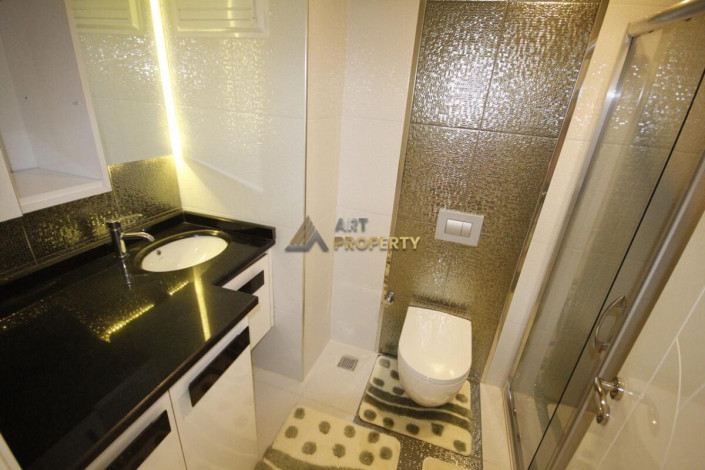 Меблированные апартаменты 2+1, 125м2 с видом на море, район Джикджилли - Ракурс 12