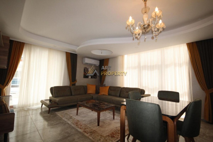 Меблированные апартаменты 2+1, 125м2 с видом на море, район Джикджилли - Ракурс 18