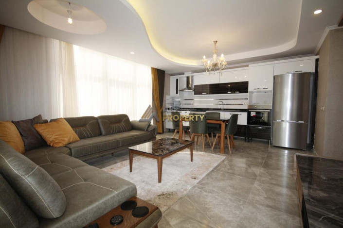 Меблированные апартаменты 2+1, 125м2 с видом на море, район Джикджилли - Ракурс 19