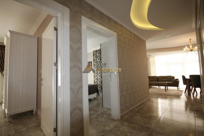 Меблированные апартаменты 2+1, 125м2 с видом на море, район Джикджилли - Ракурс 21