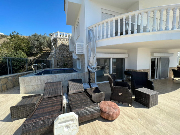 Роскошная видовая вилла 3+2, 250м2 в районе Каргыджак - Ракурс 2