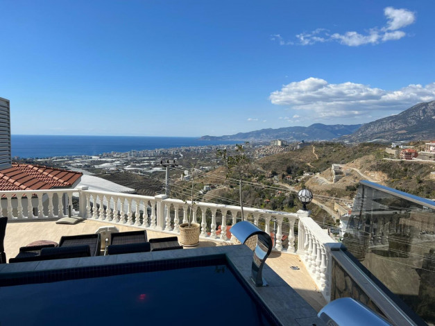 Роскошная видовая вилла 3+2, 250м2 в районе Каргыджак - Ракурс 12