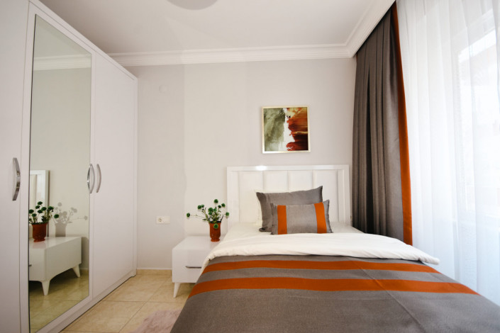 Меблированные апартаменты планировки 2+1, 115м2 с видом на море в районе Махмутлар - Ракурс 5