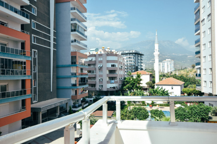 Меблированные апартаменты планировки 2+1, 115м2 с видом на море в районе Махмутлар - Ракурс 13