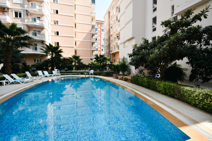 Меблированные апартаменты планировки 2+1, 115м2 с видом на море в районе Махмутлар - Ракурс 17