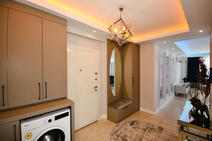 Меблированные апартаменты планировки 2+1, 115м2 с видом на море в районе Махмутлар - Ракурс 19