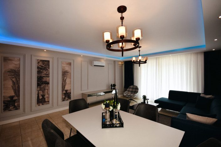 Меблированные апартаменты планировки 2+1, 115м2 с видом на море в районе Махмутлар - Ракурс 21