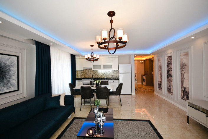 Меблированные апартаменты планировки 2+1, 115м2 с видом на море в районе Махмутлар - Ракурс 23