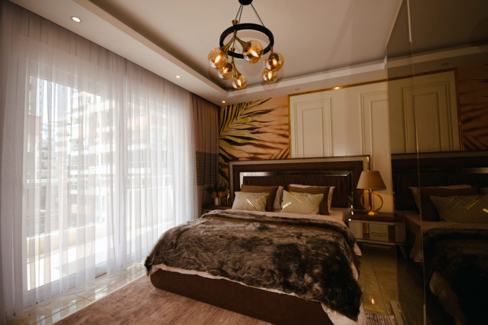 Меблированные апартаменты планировки 2+1, 115м2 с видом на море в районе Махмутлар - Ракурс 31