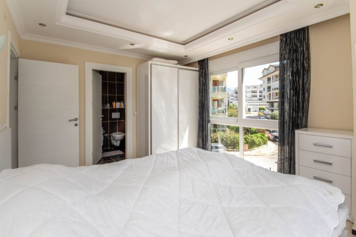 Меблированные апартаменты планировки 2+1, 105м2 с видом на море в районе Кестель - Ракурс 6