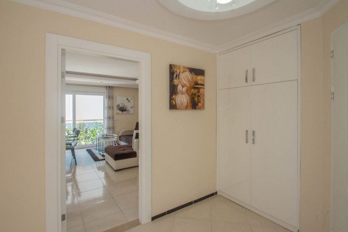 Меблированные апартаменты планировки 2+1, 105м2 с видом на море в районе Кестель - Ракурс 10