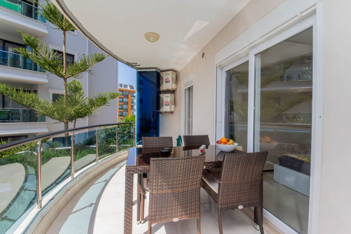 Меблированные апартаменты планировки 2+1, 105м2 с видом на море в районе Кестель - Ракурс 12