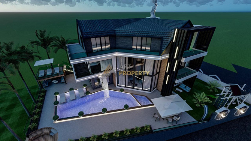 Шикарная вилла в районе Каргыджак - Ракурс 6