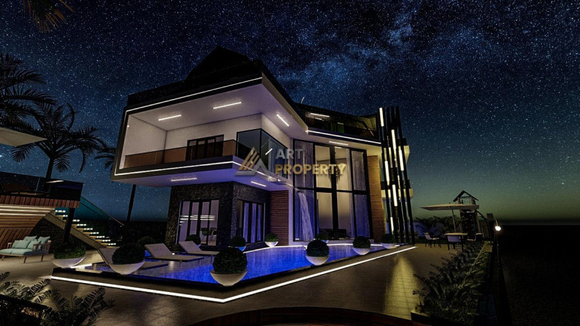 Шикарная вилла в районе Каргыджак - Ракурс 9