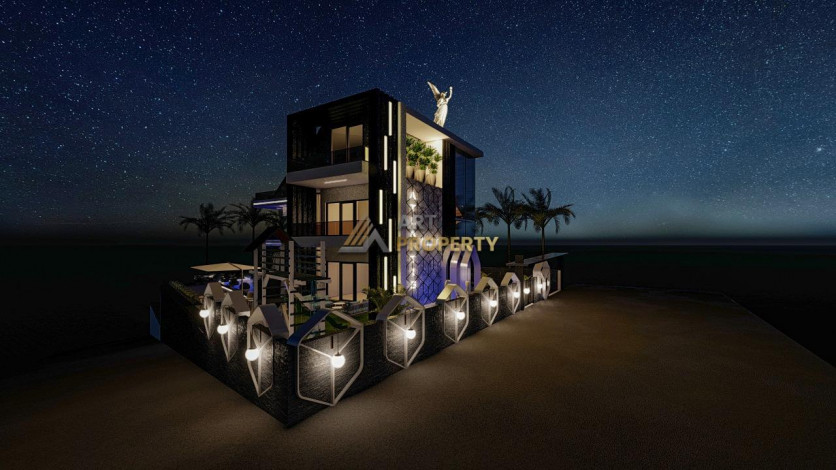 Шикарная вилла в районе Каргыджак - Ракурс 16