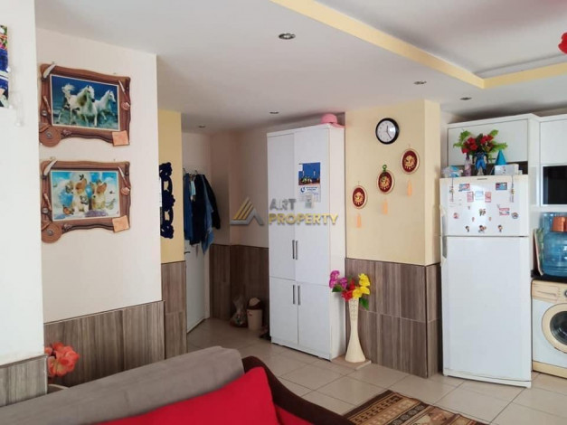 Двухкомнатная квартира в районе Махмутлар, Алания, рядом с вторничным  рынком, 65 м2. - Ракурс 3