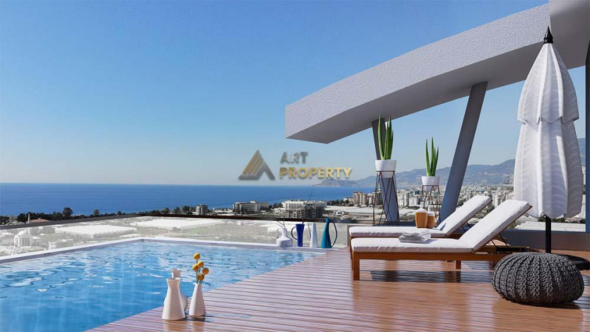 Уютная квартира планировки 1+1, 55м2 в районе Каргыджак - Ракурс 32