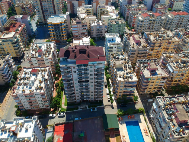 Двухкомнатная квартира в районе Махмутлар, Алания, рядом с вторничным  рынком, 65 м2. - Ракурс 15