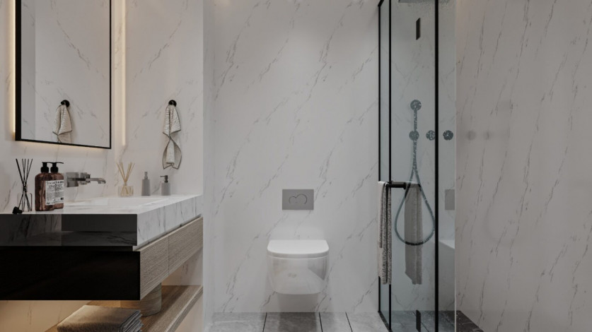 Новый проект с квартирами 1+1, 2+1, 3+1 в районе Авсаллар - Ракурс 20