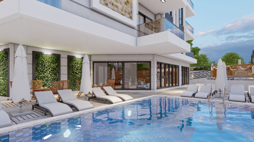 Уютный жилой комплекс в районе Махмутлар - Ракурс 19