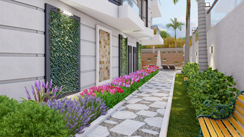 Уютный жилой комплекс в районе Махмутлар - Ракурс 20