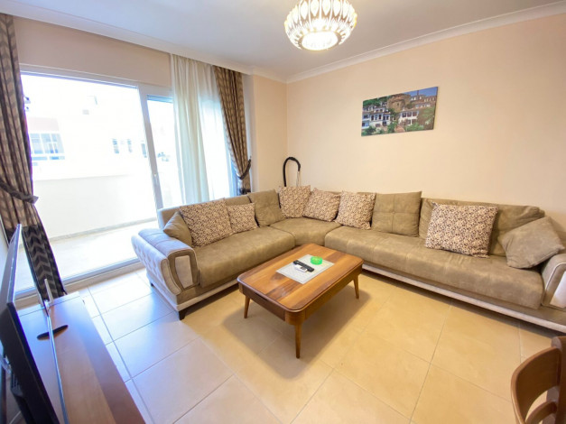 Меблированная квартира планировки 1+1, 65м2 в районе Махмутлар - Ракурс 12