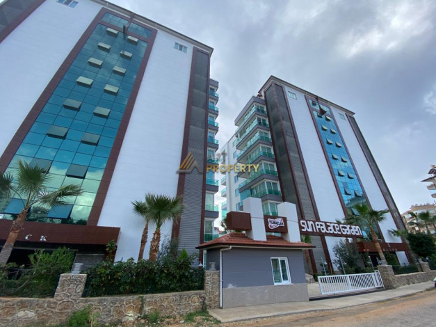 Апартаменты 2+1 с видом на море в классном комплексе в районе Тосмур, 105 м2 - Ракурс 10