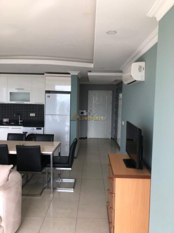 Меблированная квартира планировки 2+1, 95м2 с прямым видом на море, Кестель - Ракурс 4