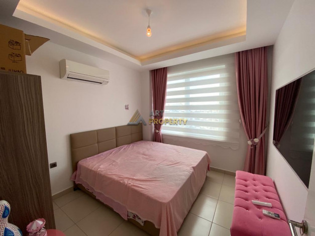 Апартаменты 2+1 с видом на море в классном комплексе в районе Тосмур, 105 м2 - Ракурс 16