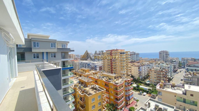 Видовой пентхаус планировки 4+1, 180м2 в районе Махмутлар - Ракурс 22