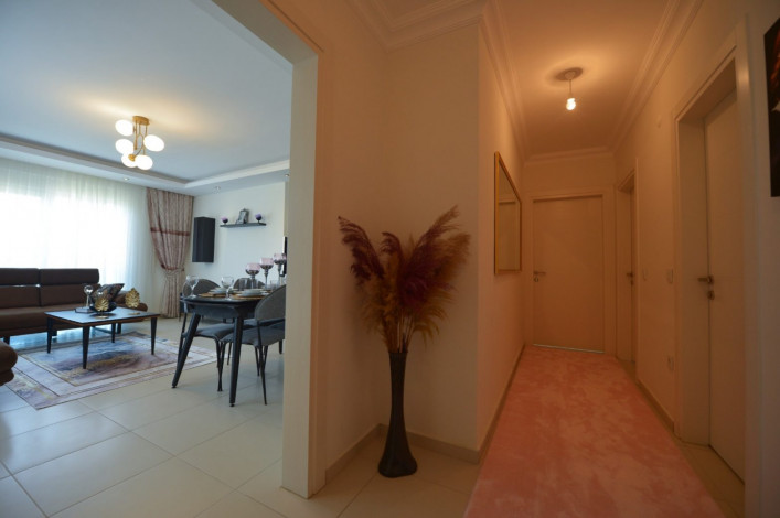 Просторная меблированная  квартира планировки  2+1, с видом на горы в Махмутларе, 105 м2. - Ракурс 5