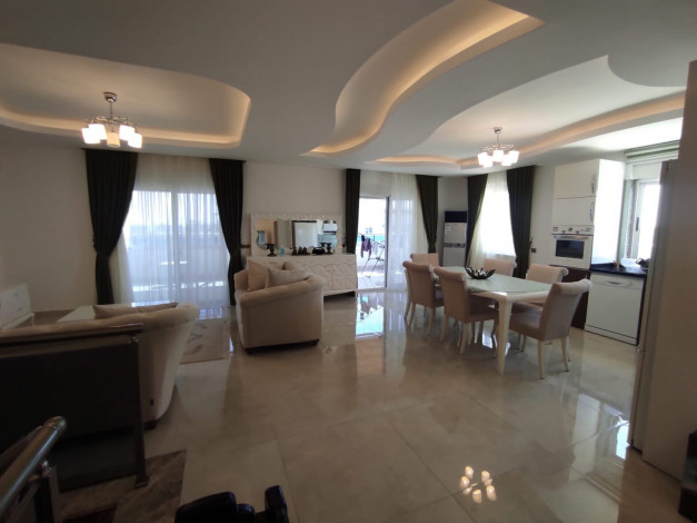 Меблированный пентхаус 3+1, 212м2 в современном жилом комплексе, Махмутлар - Ракурс 26