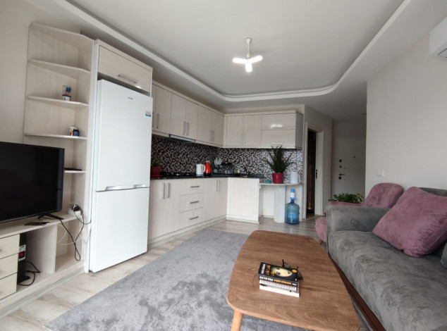 Уютная меблированная квартира планировки 1+1, 55м2 в районе Махмутлар - Ракурс 17