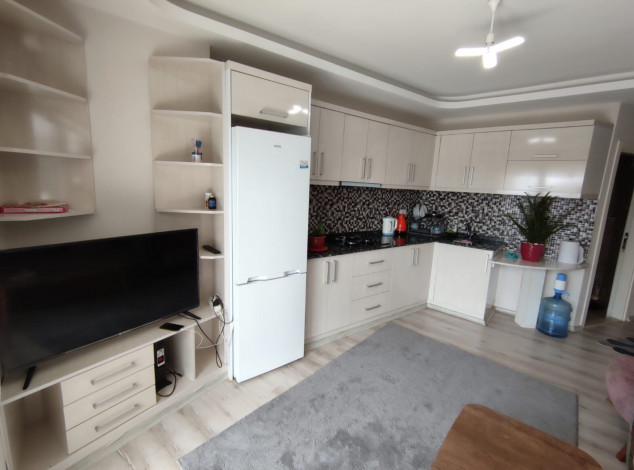 Уютная меблированная квартира планировки 1+1, 55м2 в районе Махмутлар - Ракурс 23