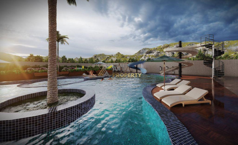 Квартира планировки 1+1, 55м2 с видом на море, Махмутлар - Ракурс 13