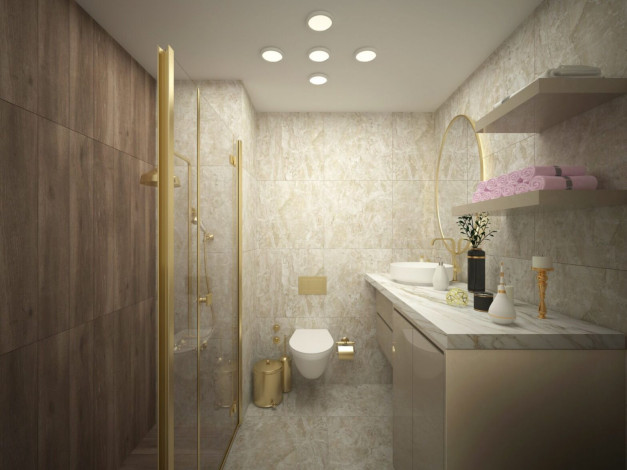 Апартаменты планировки 1+1,55м2 с видом на море, район Махмутлар - Ракурс 17