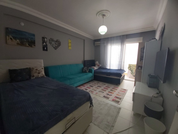 Меблированная трехкомнатная квартира  2+1, в 500 метрах от моря, в Махмутларе, Алания , 118 м2. - Ракурс 2