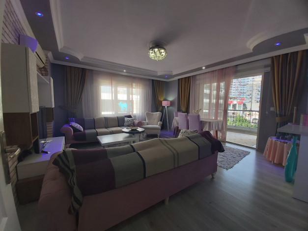 Меблированная трехкомнатная квартира  2+1, в 500 метрах от моря, в Махмутларе, Алания , 118 м2. - Ракурс 9