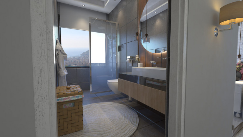 Апартаменты планировки 2+1 и 3+1 в новом жилом комплексе, центр Алании - Ракурс 5